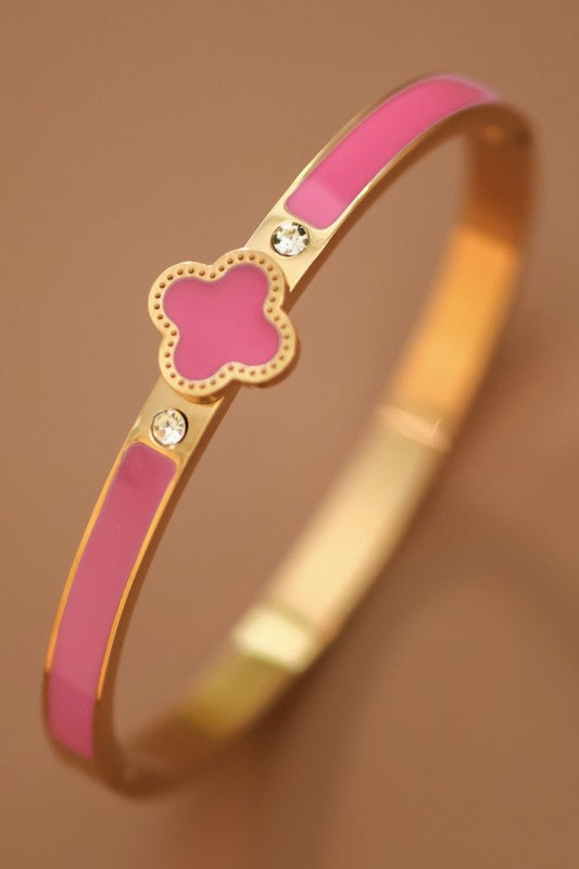 Pink Cleef Bangle