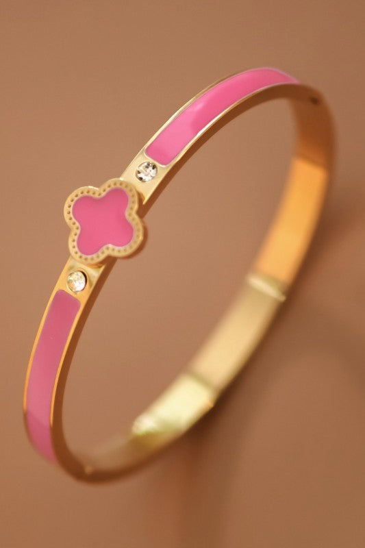 Pink Cleef Bangle