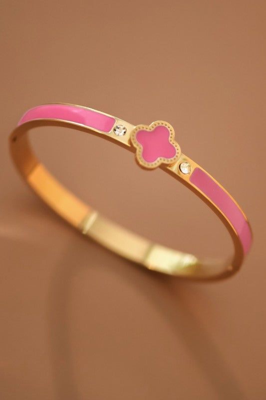 Pink Cleef Bangle