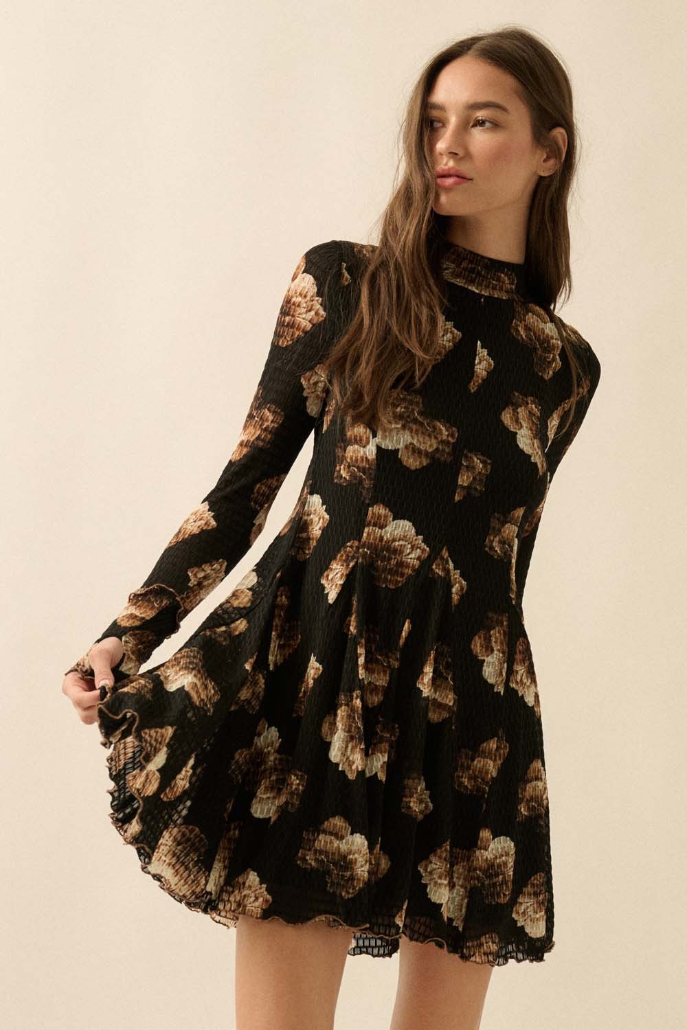 Leddie High Neck Dress