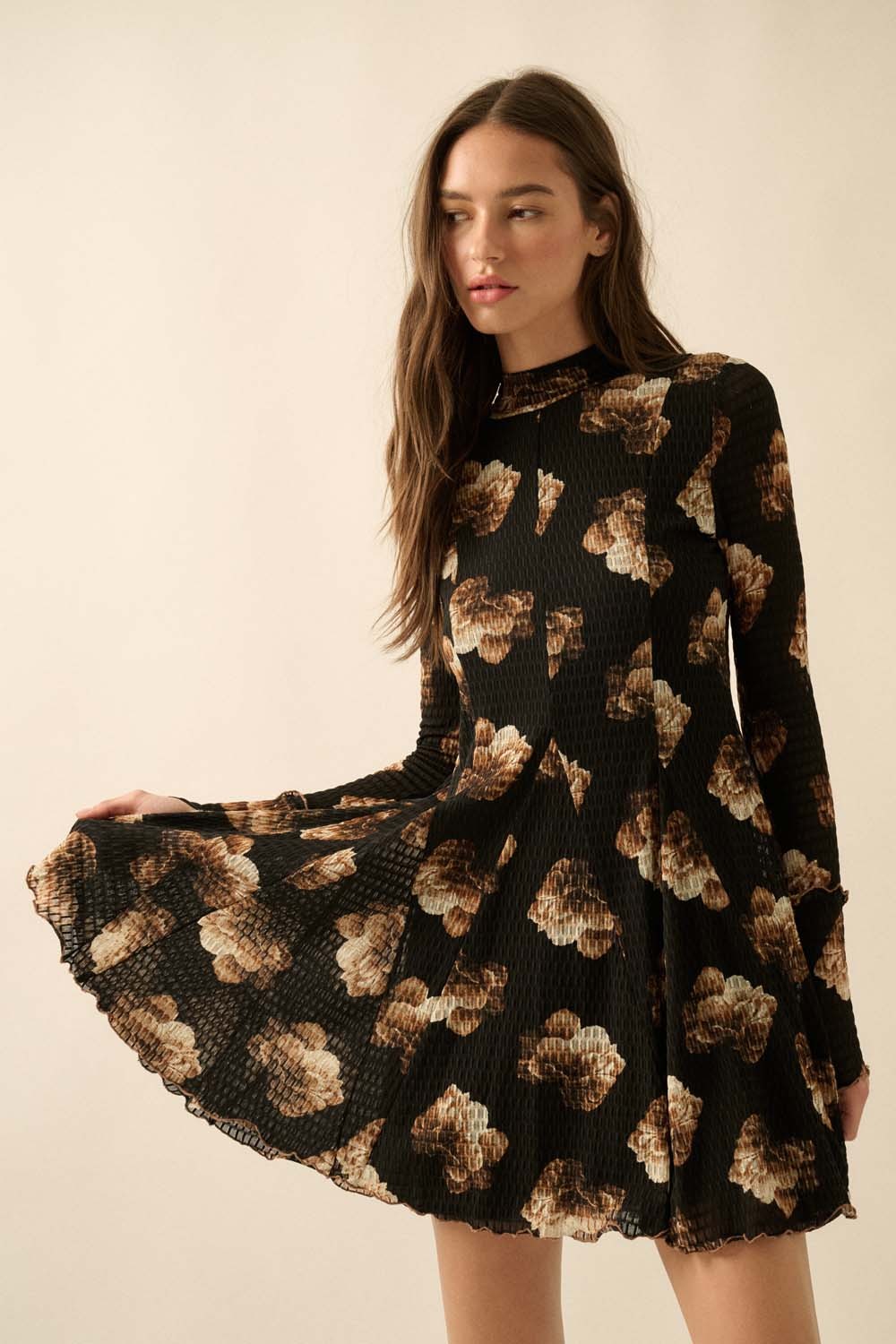 Leddie High Neck Dress