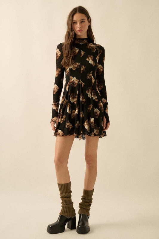 Leddie High Neck Dress