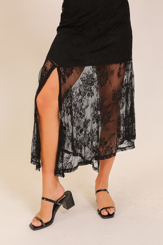 Alyson Lace Midi