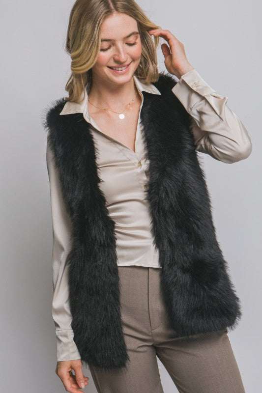 Moonlight Faux Fur Vest