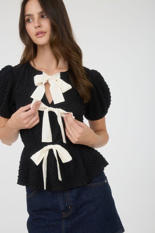 Sweet Darling Bow Top