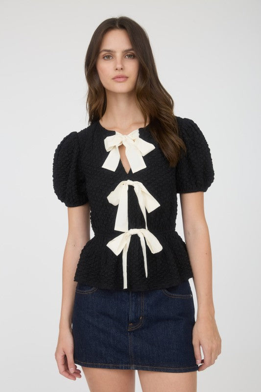 Sweet Darling Bow Top