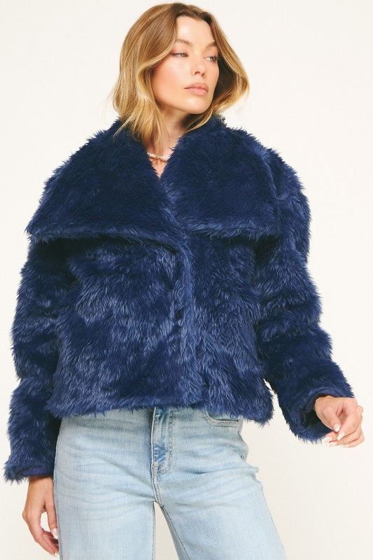 Alpine Faux Fur Coat