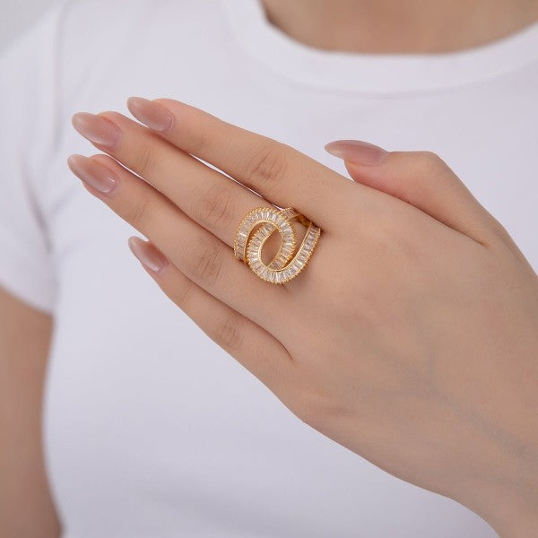 Knot Double Band Ring