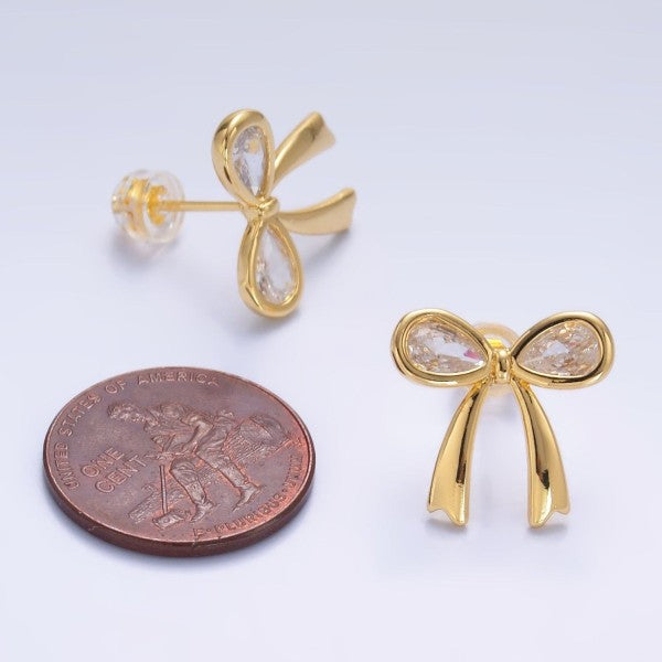 Bow Stud Earrings