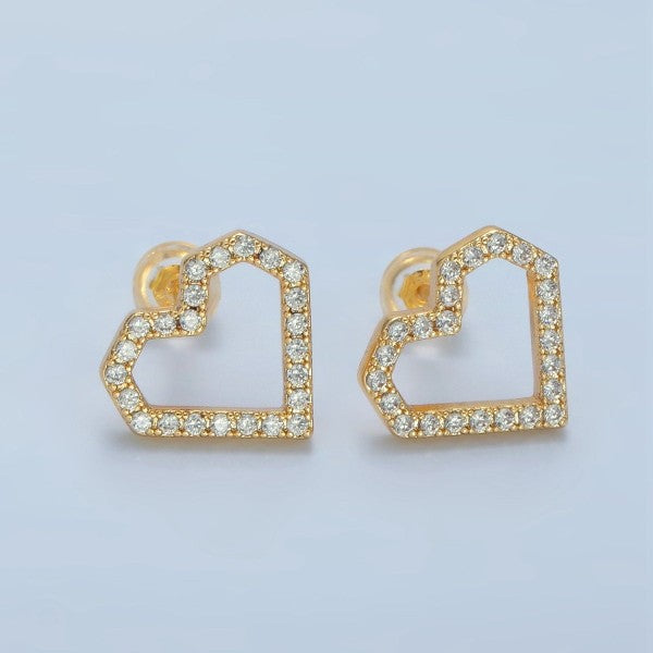 Heart Stud Earrings