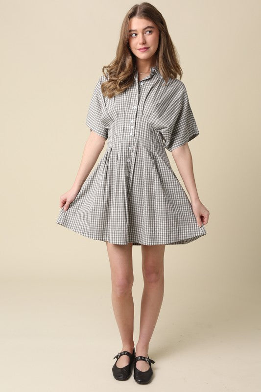 Alana Gingham Dress
