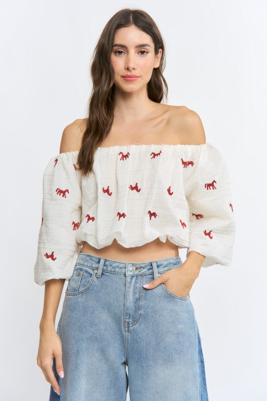 Faroe Off Shoulder Blouse