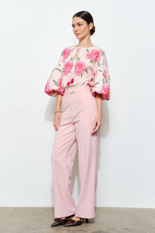 Wildflower Poplin Blouse