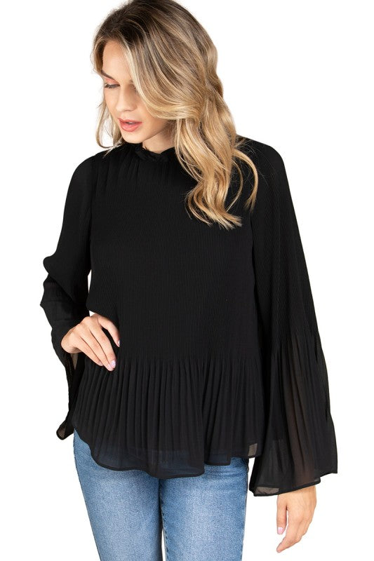 Modern Day Pleated Blouse