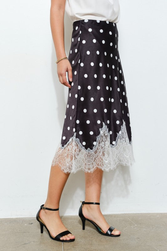 Amour Polka Dot Skirt