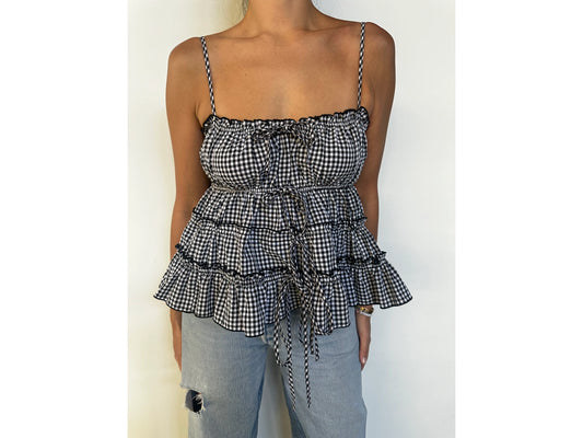 Ruffle On Ruffle Tank