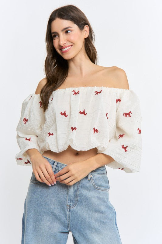 Faroe Off Shoulder Blouse