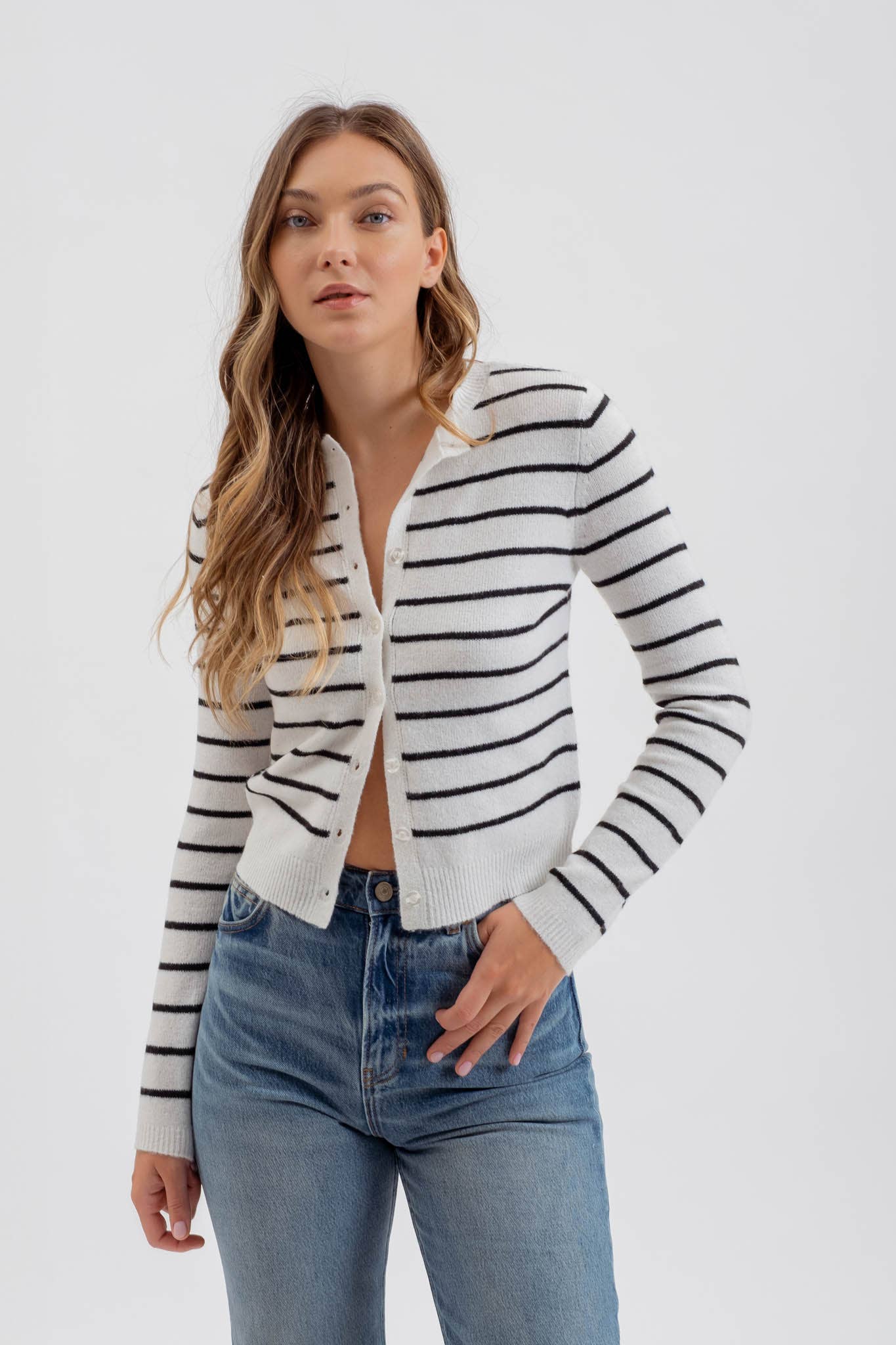 Easy Stripe Cardi