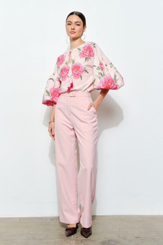 Wildflower Poplin Blouse
