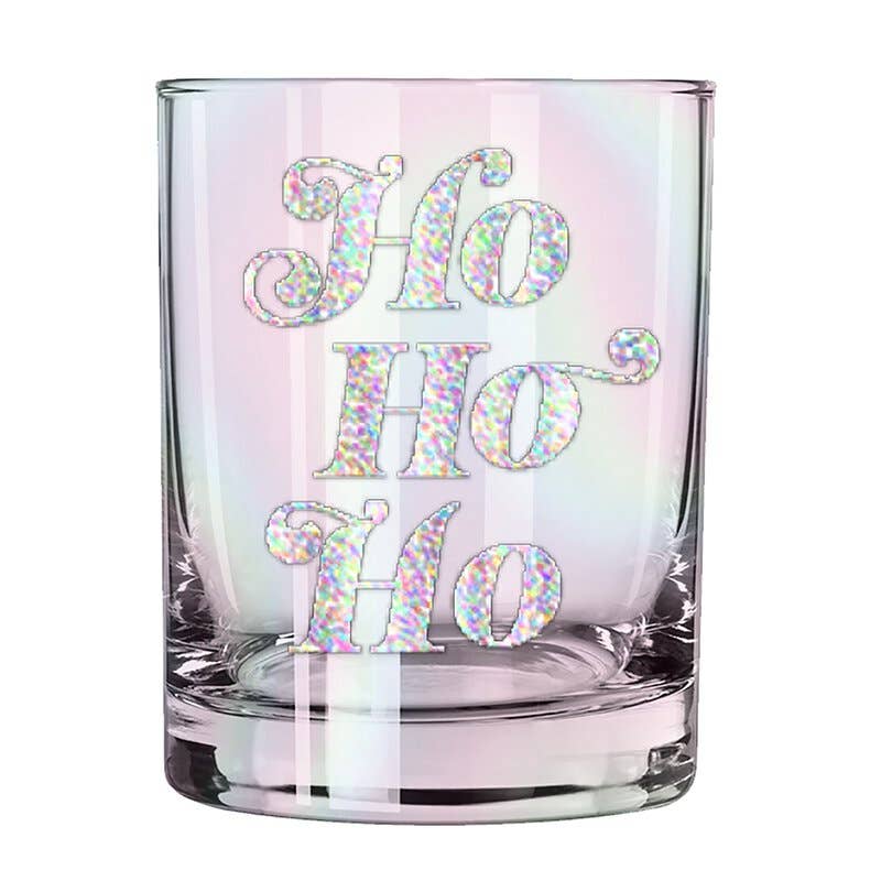 Ho Ho Ho Glass