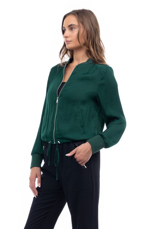 Good Luck Satin Bomber