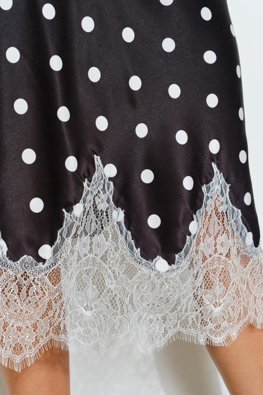 Amour Polka Dot Skirt