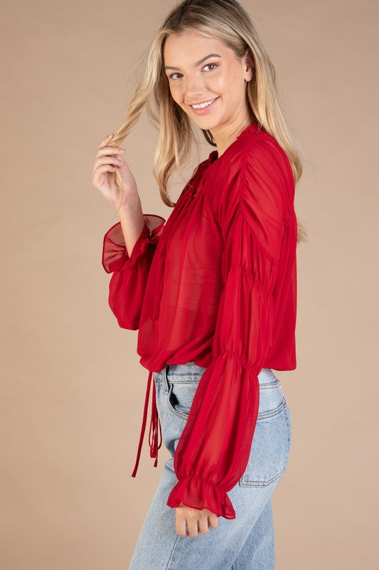 Crimson Blouse