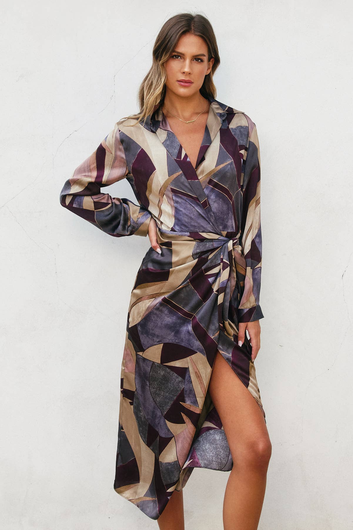 Notable Sensation Wrap Dress: