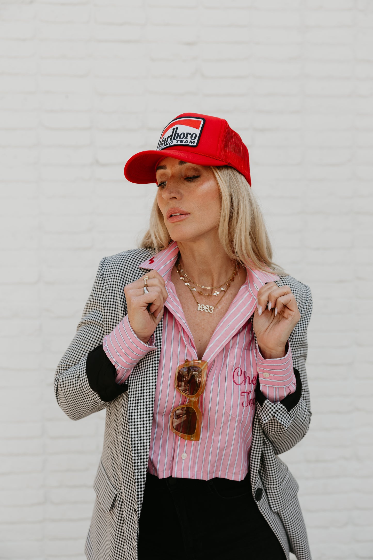 Marlboro Racing Team - Vintage Inspired Racing Hat - Adjustable