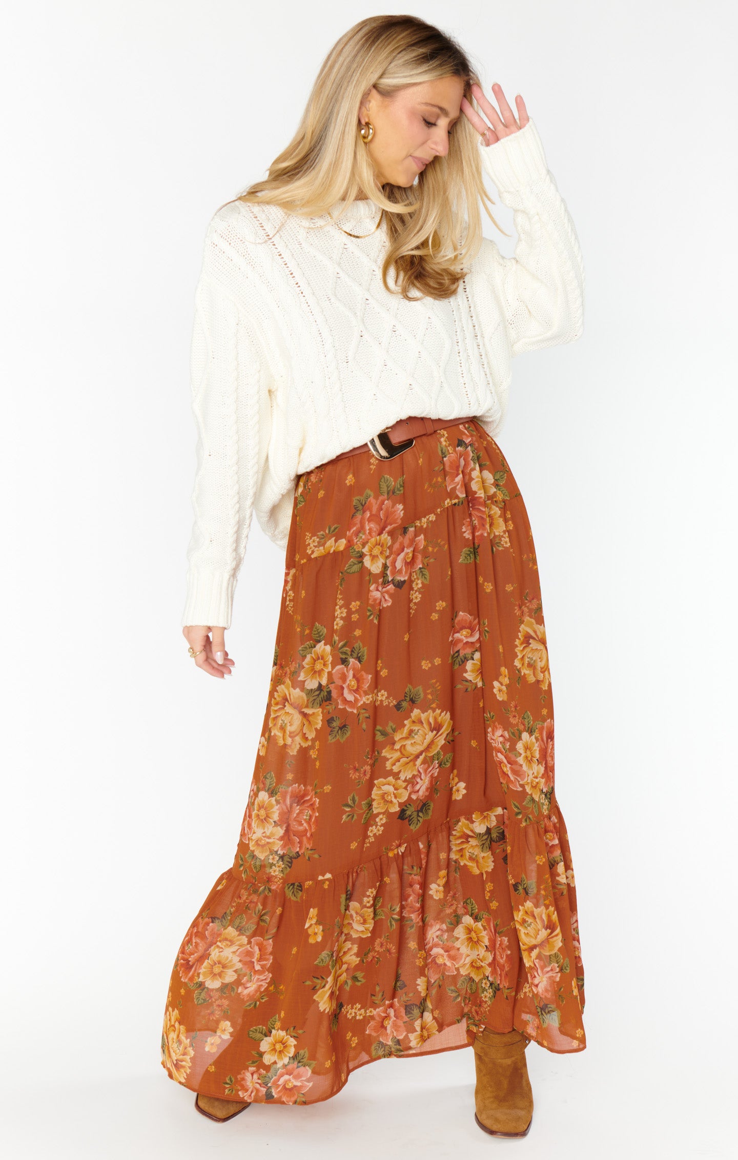 Larina Midi skirt