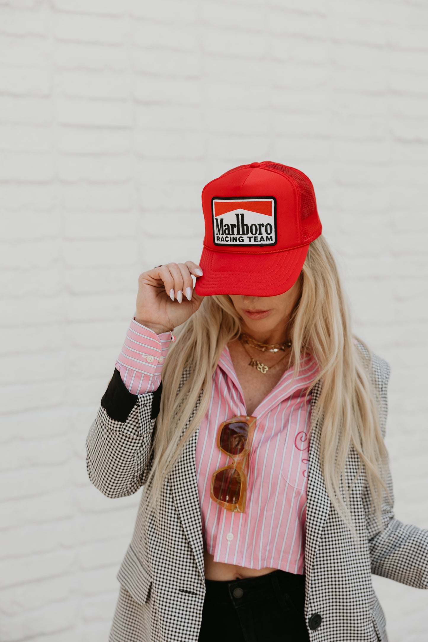 Marlboro Racing Team - Vintage Inspired Racing Hat - Adjustable