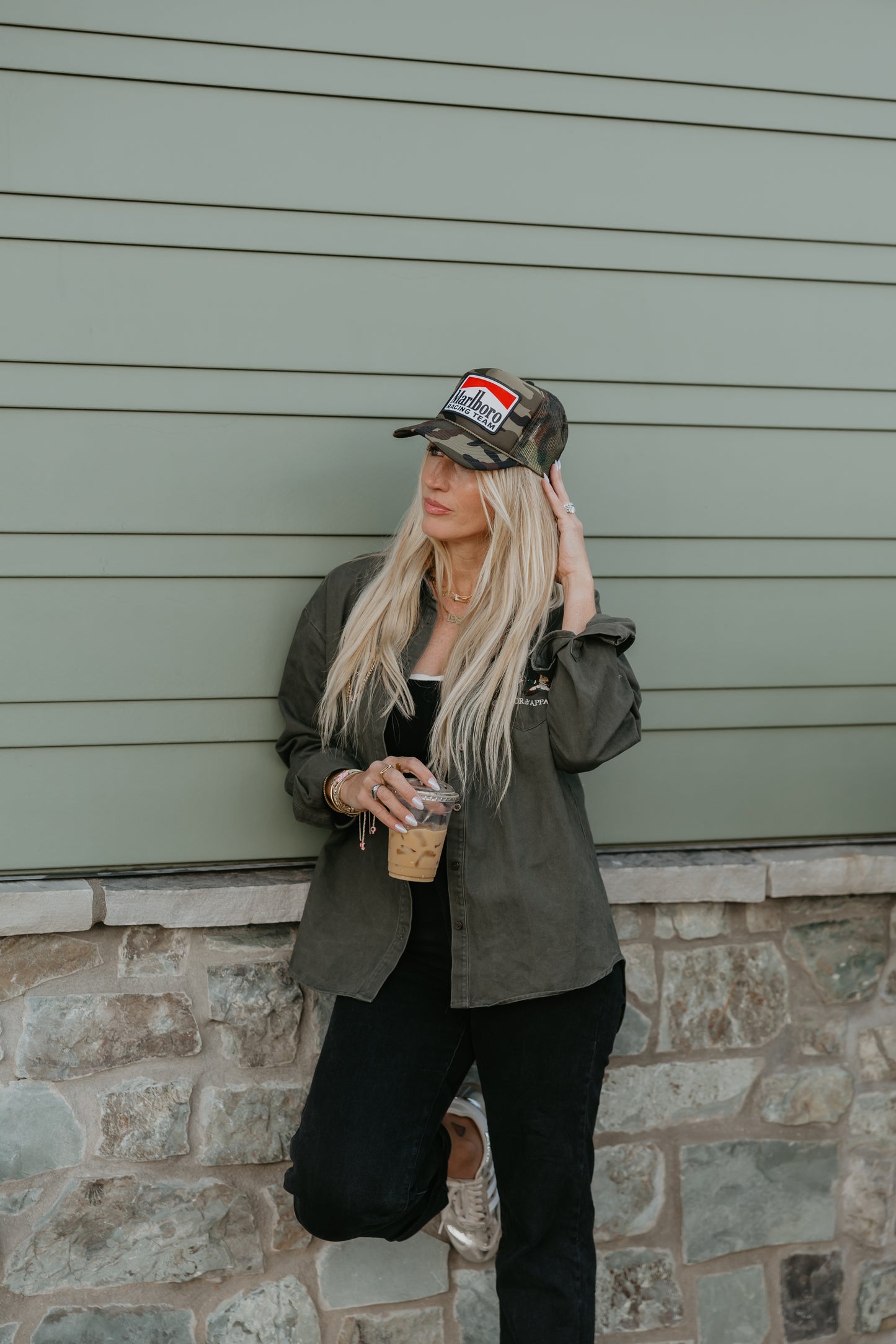 Marlboro Racing Team - Vintage Inspired Racing Hat Camo