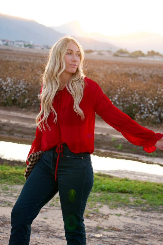 Crimson Blouse