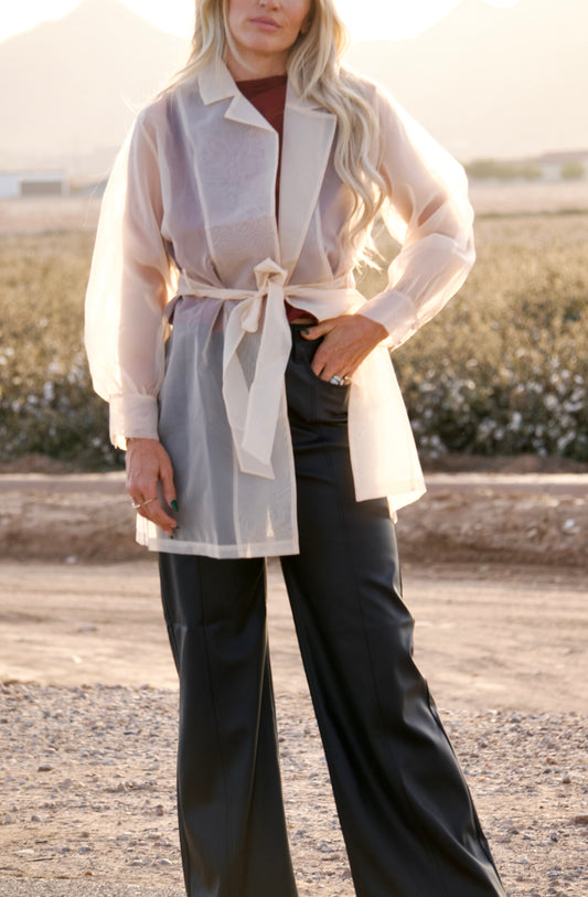 Whispering Organza Trench