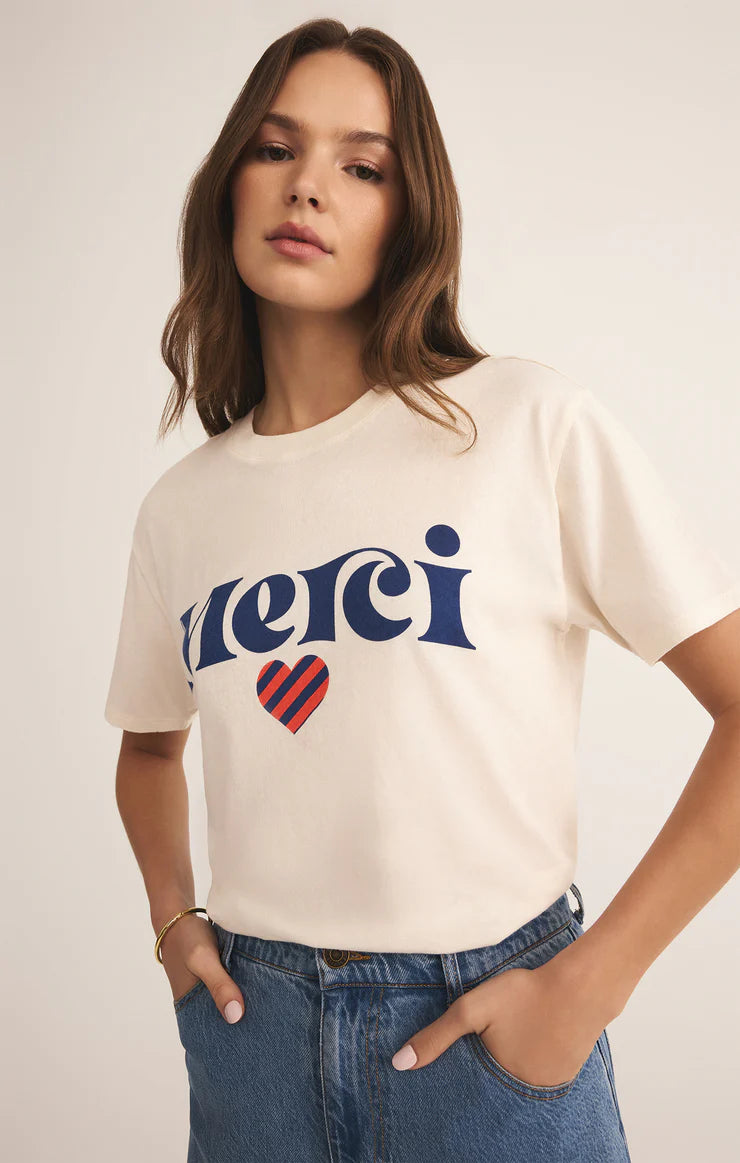 Merci Boyfriend Tee
