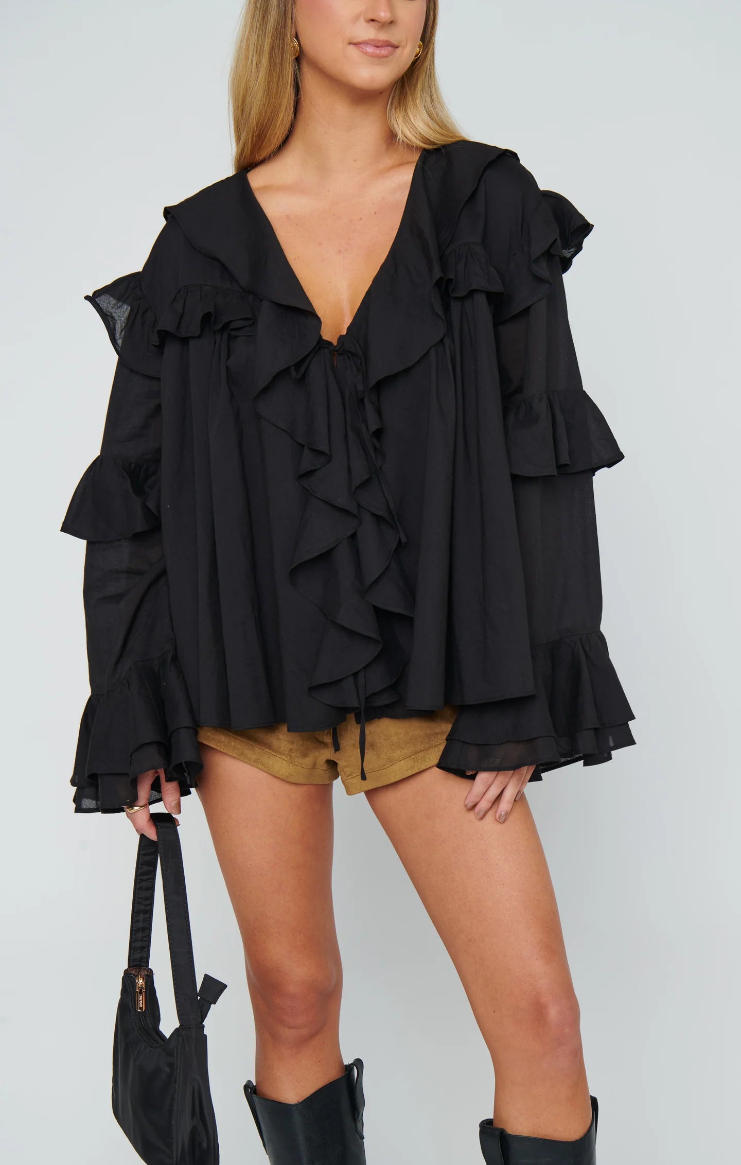 Joss Ruffle Top