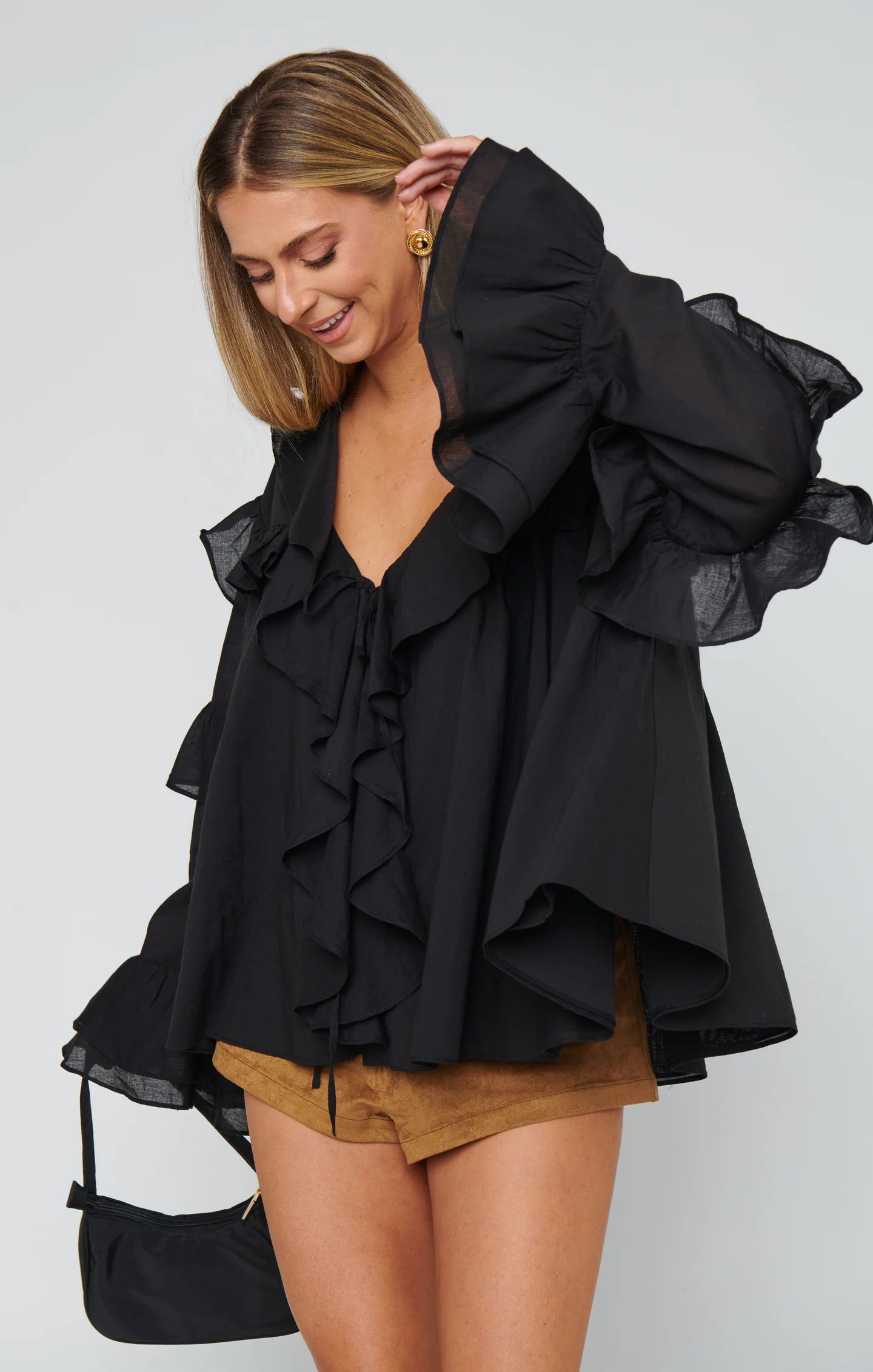 Joss Ruffle Top