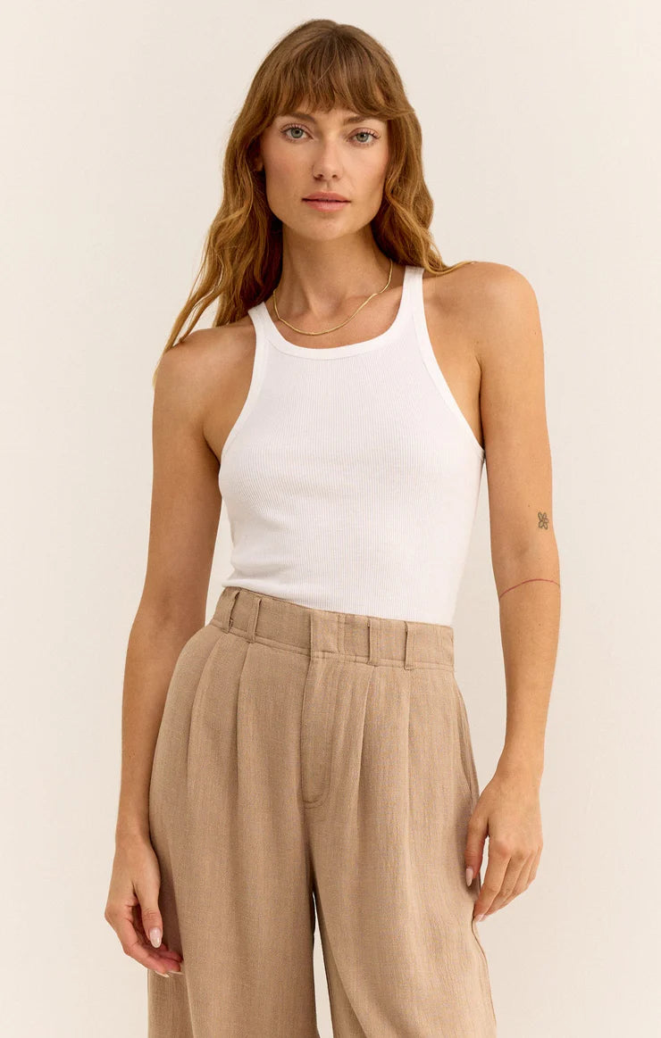 Toren Ribbed Tank Top