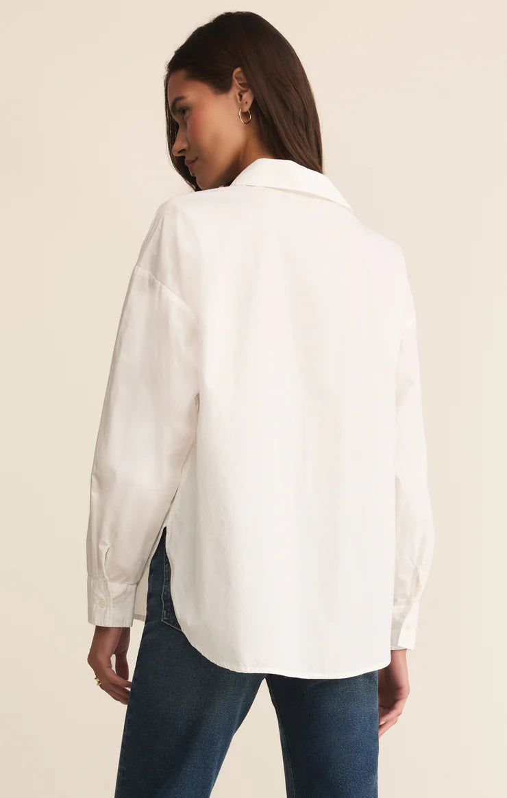 Elevated Poplin Top