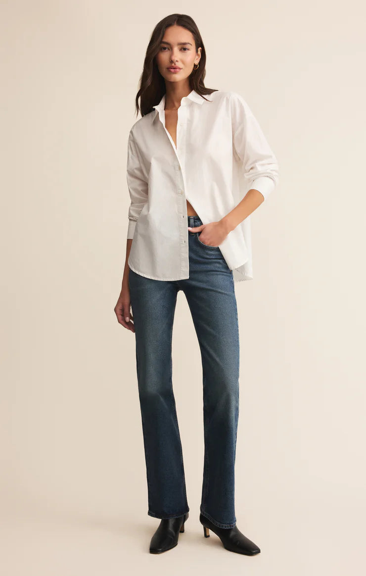 Elevated Poplin Top