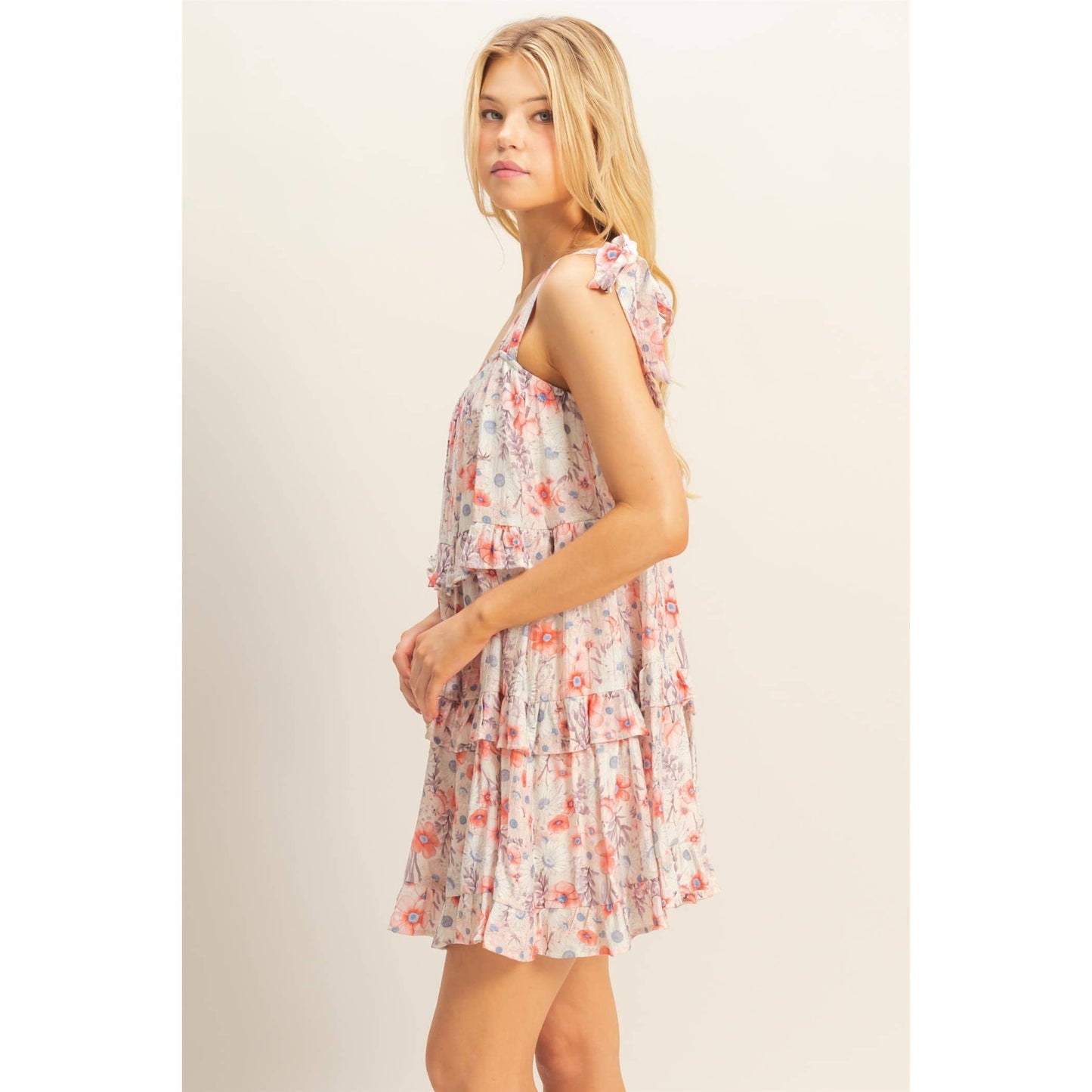 Viviene Ruffle Mini Dress