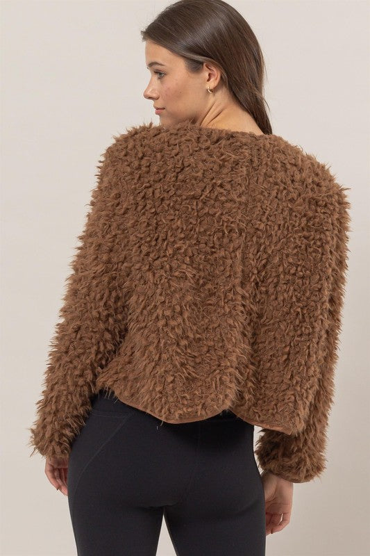 Mocha Shag Jacket