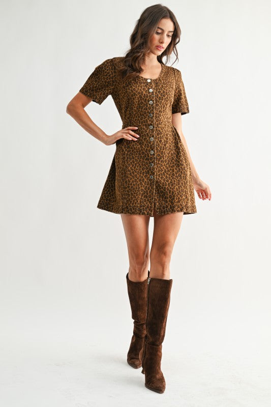 Wild Charm Mini Dress