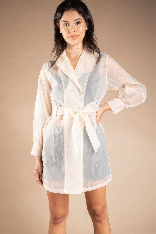 Whispering Organza Trench