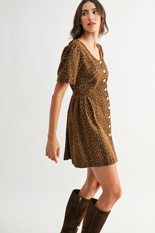 Wild Charm Mini Dress