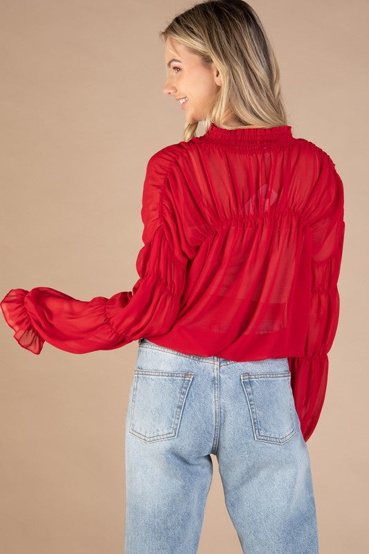 Crimson Blouse