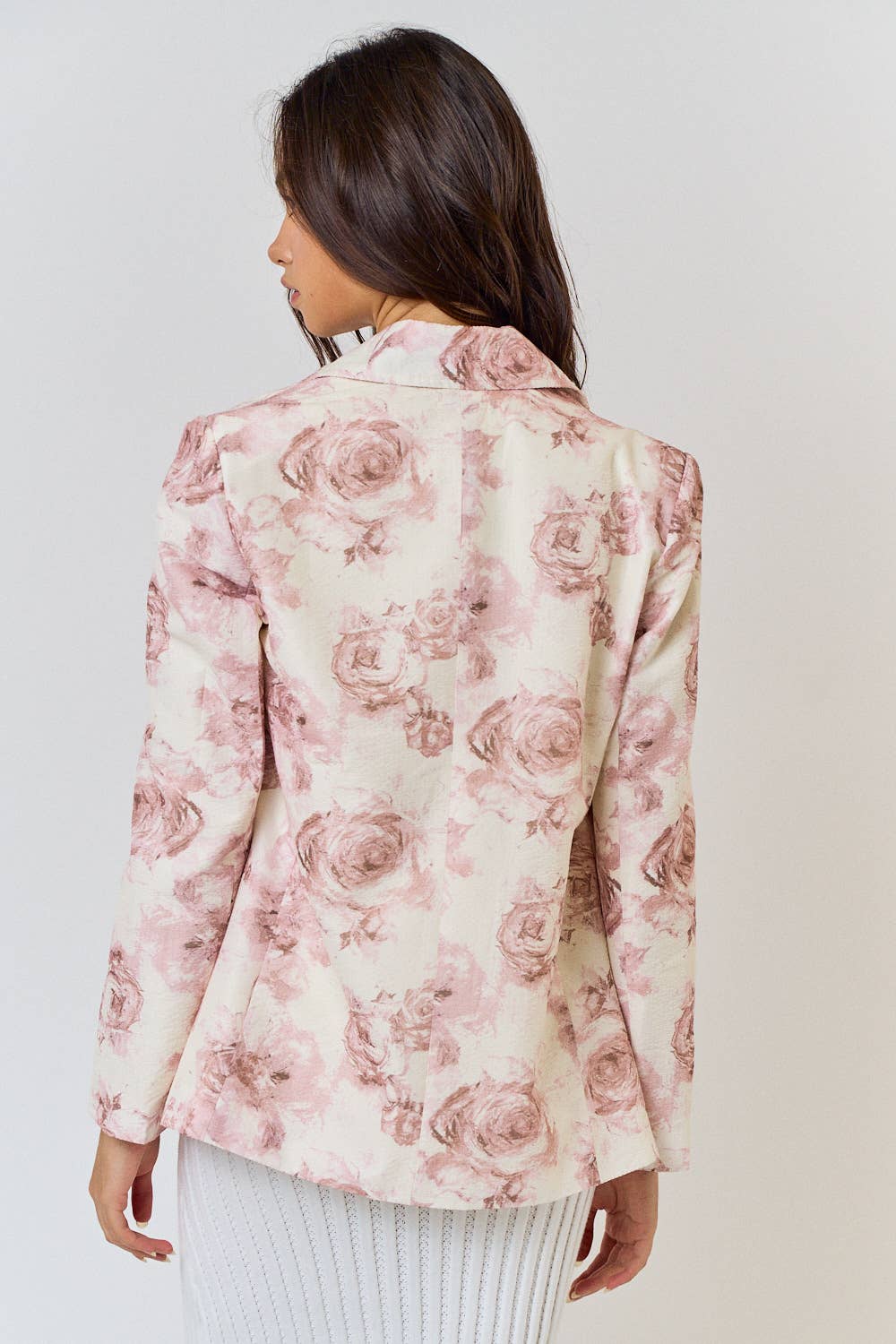 Floral Print Blazer