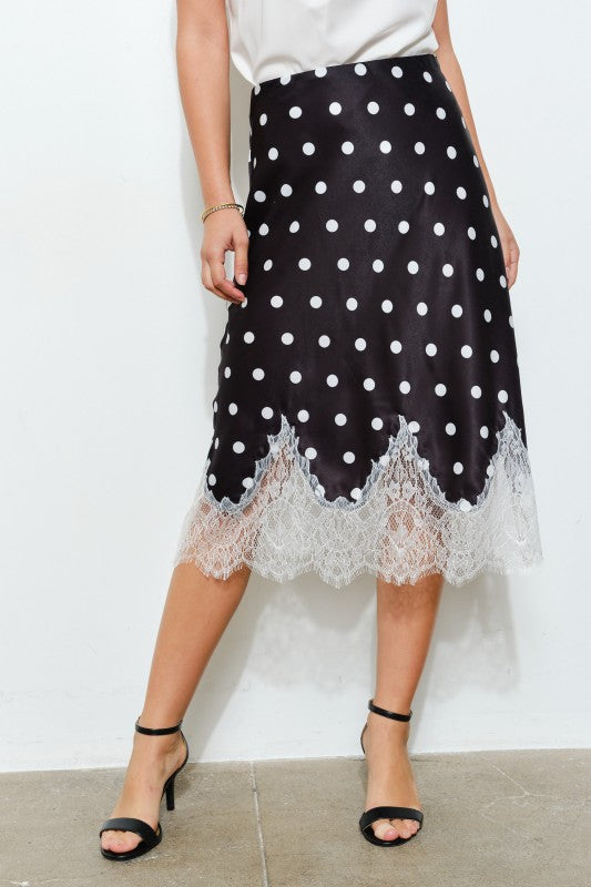 Amour Polka Dot Skirt