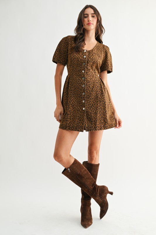 Wild Charm Mini Dress