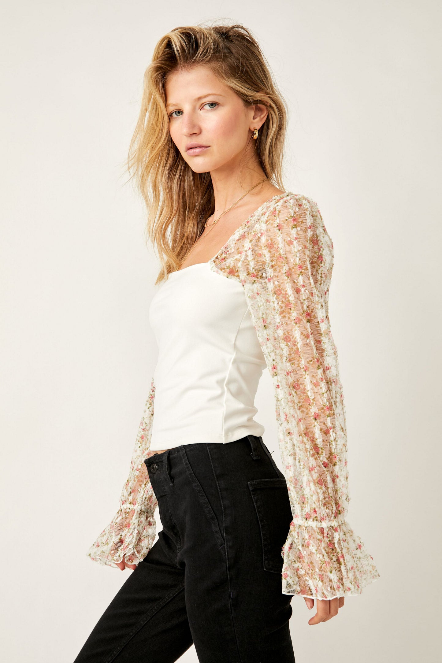 Give Me Butterflies L/S Top - FreePeople